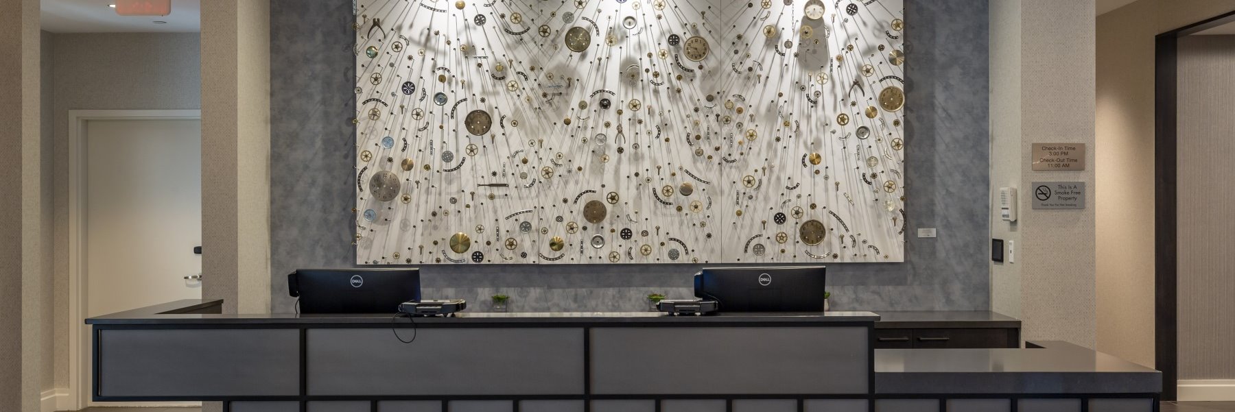 What is the check-in and check-out time at the hotel? Home